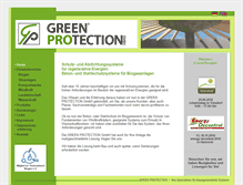 Tablet Screenshot of green-protection.eu